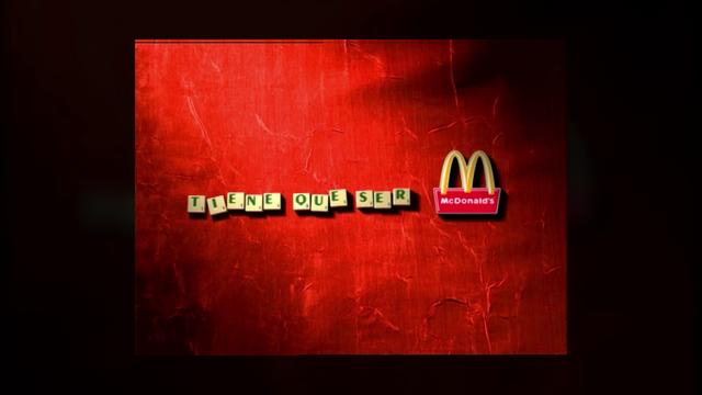 Scrabble McDonalds